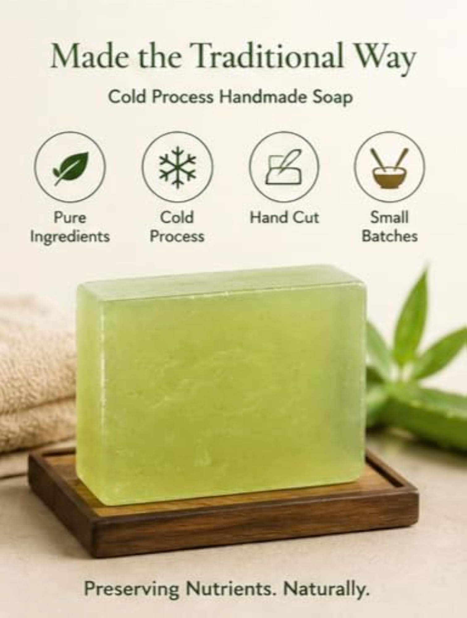 Aloe Vera Soap, Deeply Moisturizing and Soothing
